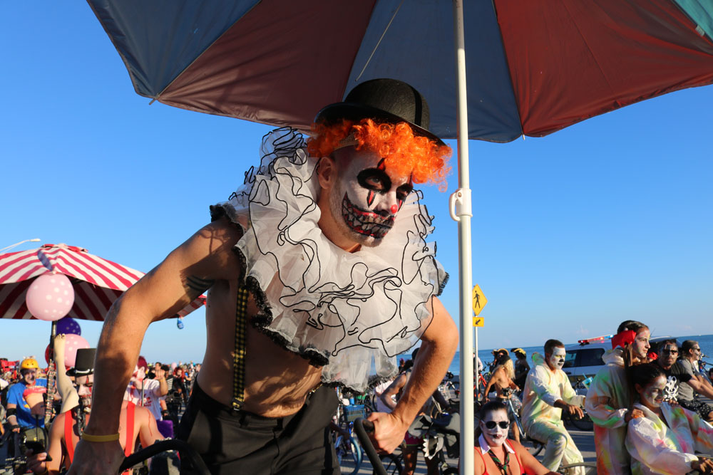 Zombie Bike Ride 2018 photo - Duval Street, Key West